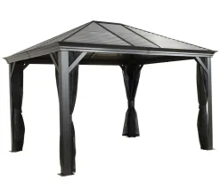 Sojag Pavillon Mykonos 10x12, inkl. Moskitonetz, ca. B353/H291/T298 cm