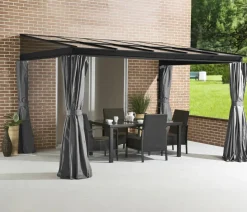 Sojag Terrassenüberdachung St. Barth, ca. B364,3/H240,2/T240,4 cm