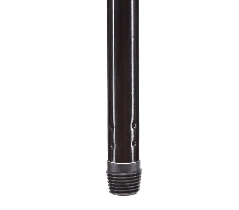 Sorex Metallstiel mit Gewinde, schwarz