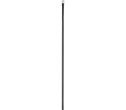 Sorex Metallstiel mit Gewinde, schwarz