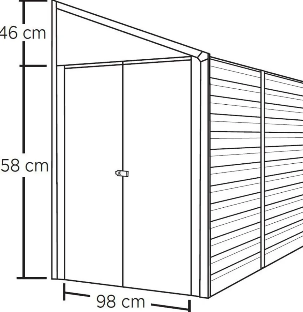 Spacemaker Anlehngerätehaus