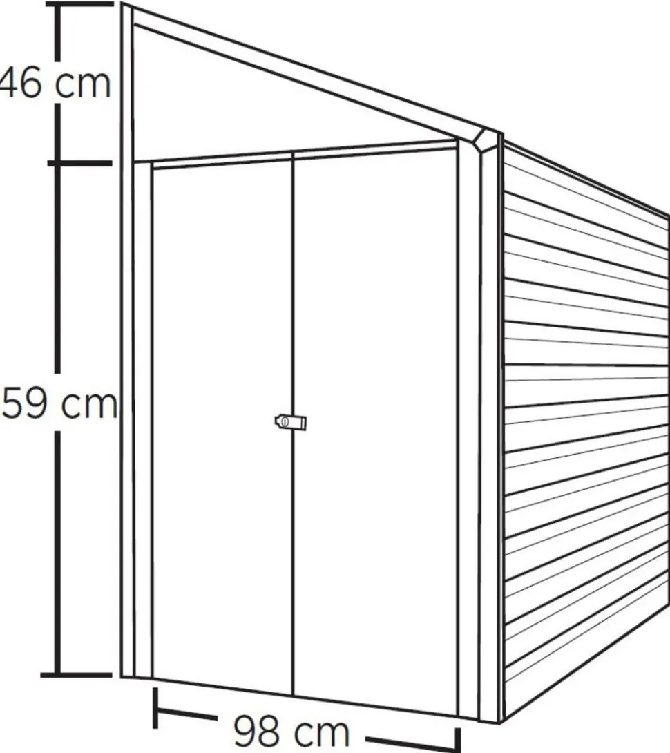 Spacemaker Anlehngerätehaus