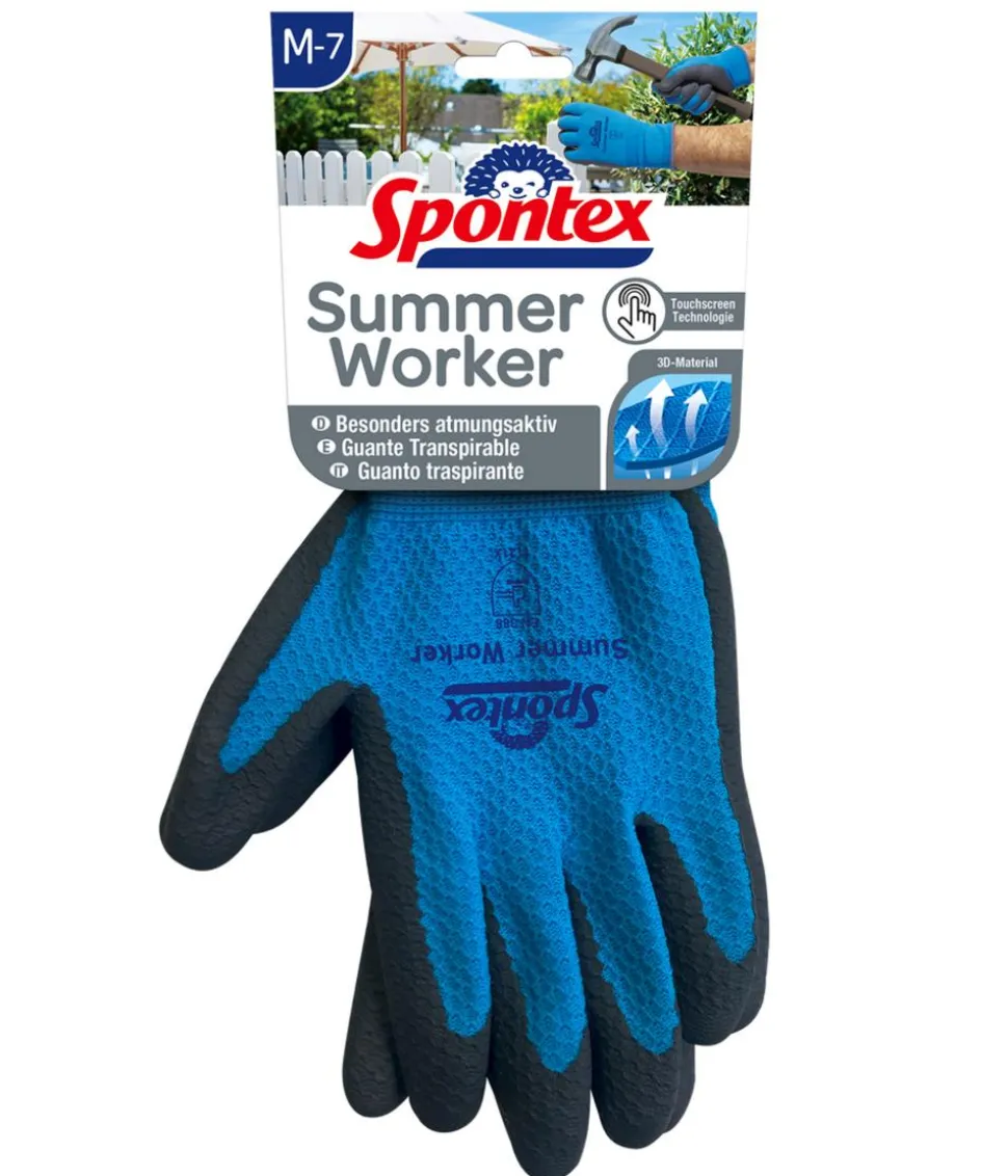 Spontex Arbeitshandschuhe Summer Worker, blau
