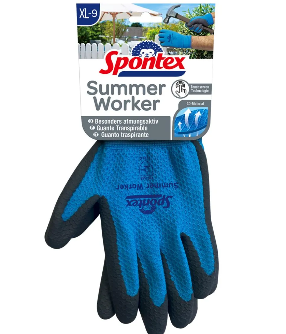 Spontex Arbeitshandschuhe Summer Worker, blau