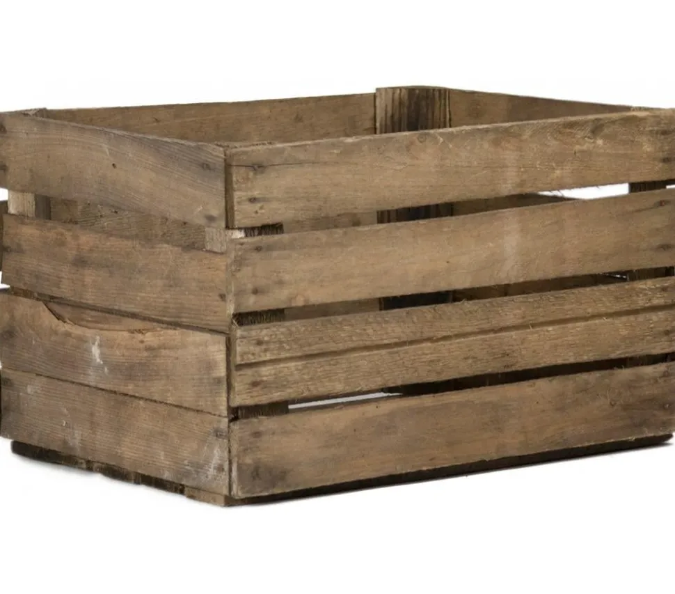 Stijf Holzkiste, natur, ca. B50/H30/T40 cm