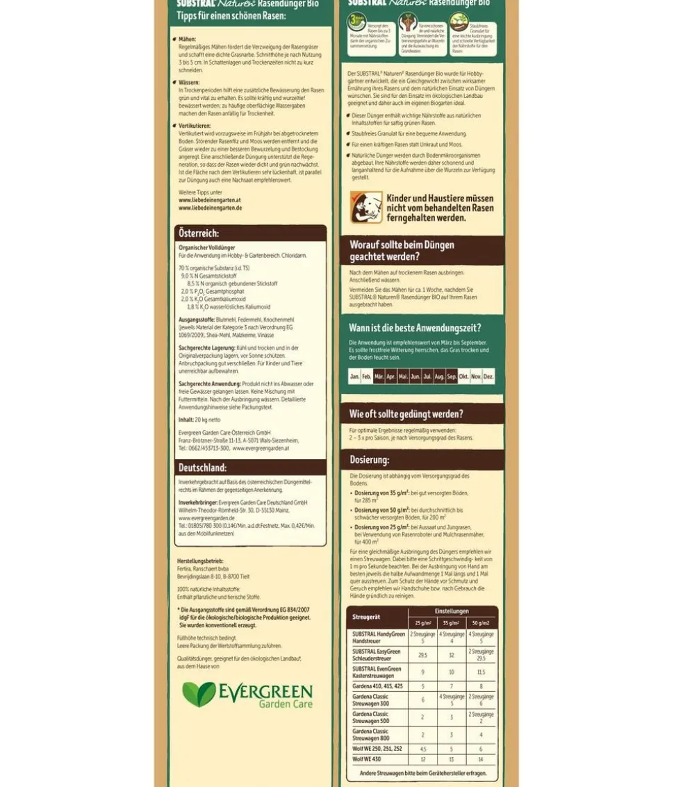 Substral® Naturen® Bio Rasendünger