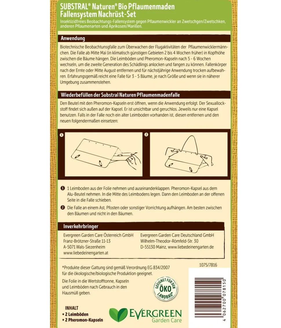 Substral® Naturen® Pflaumenmaden Fallensystem Nachfüll-Set