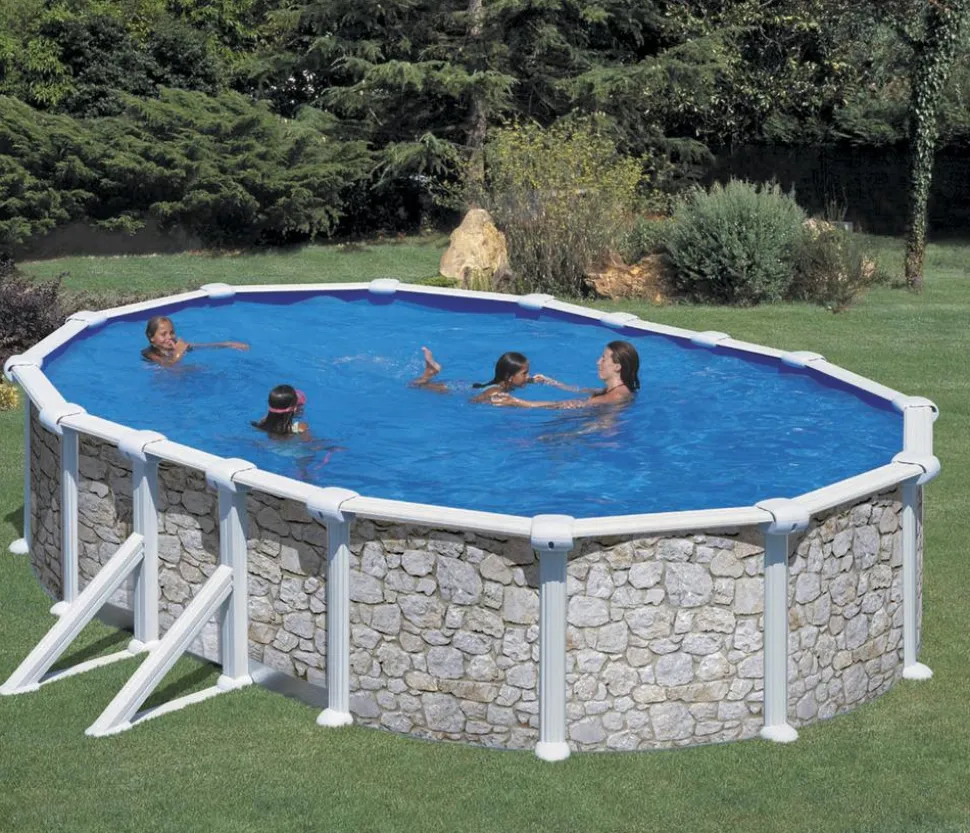 Summer Fun Stahlwandpool-Set, oval