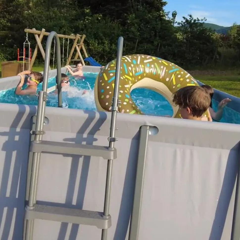 Summer Waves Frame Pool, anthrazit