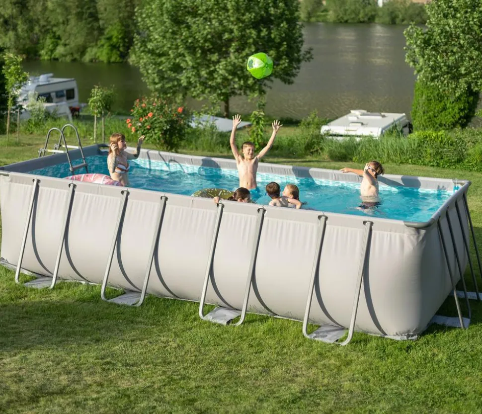 Summer Waves Frame Pool, anthrazit