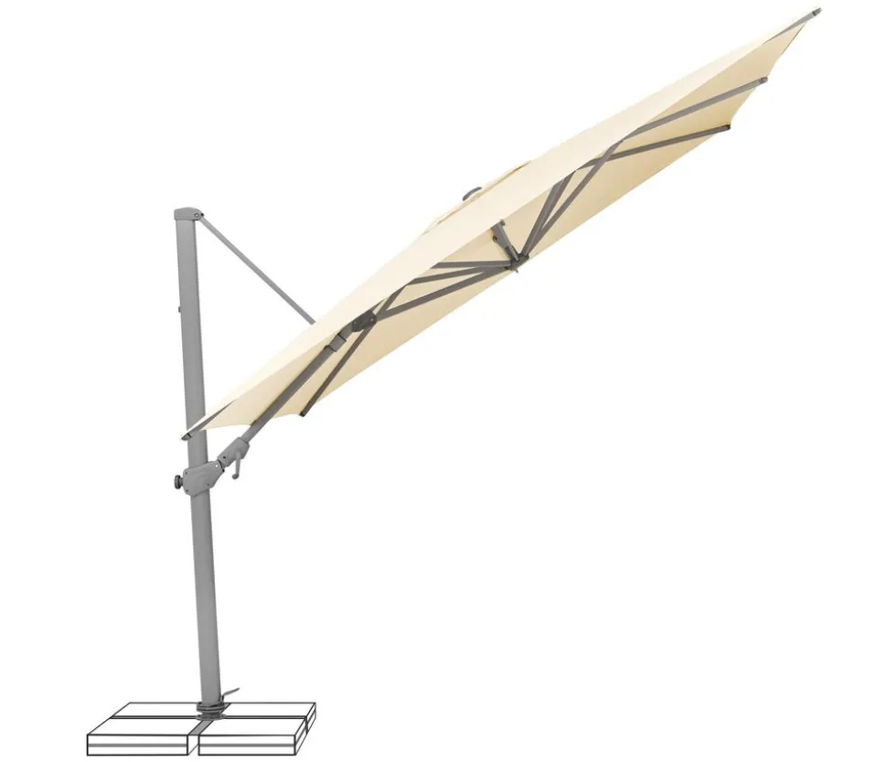 Suncomfort by Glatz Ampelschirm Varioflex, rechteckig, ca. B300/T300 cm