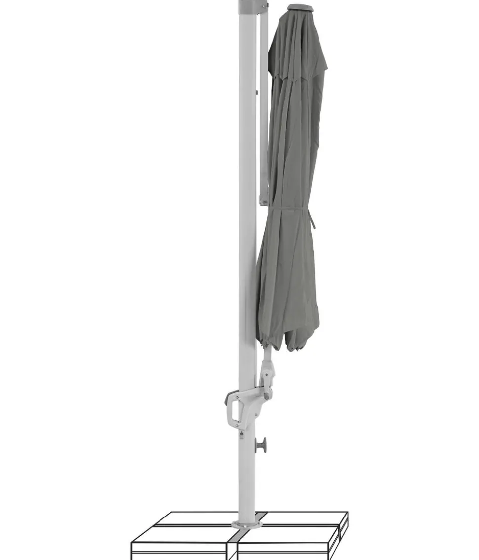 Suncomfort by Glatz Ampelschirm Familyflex, rund, ca. Ø300 cm