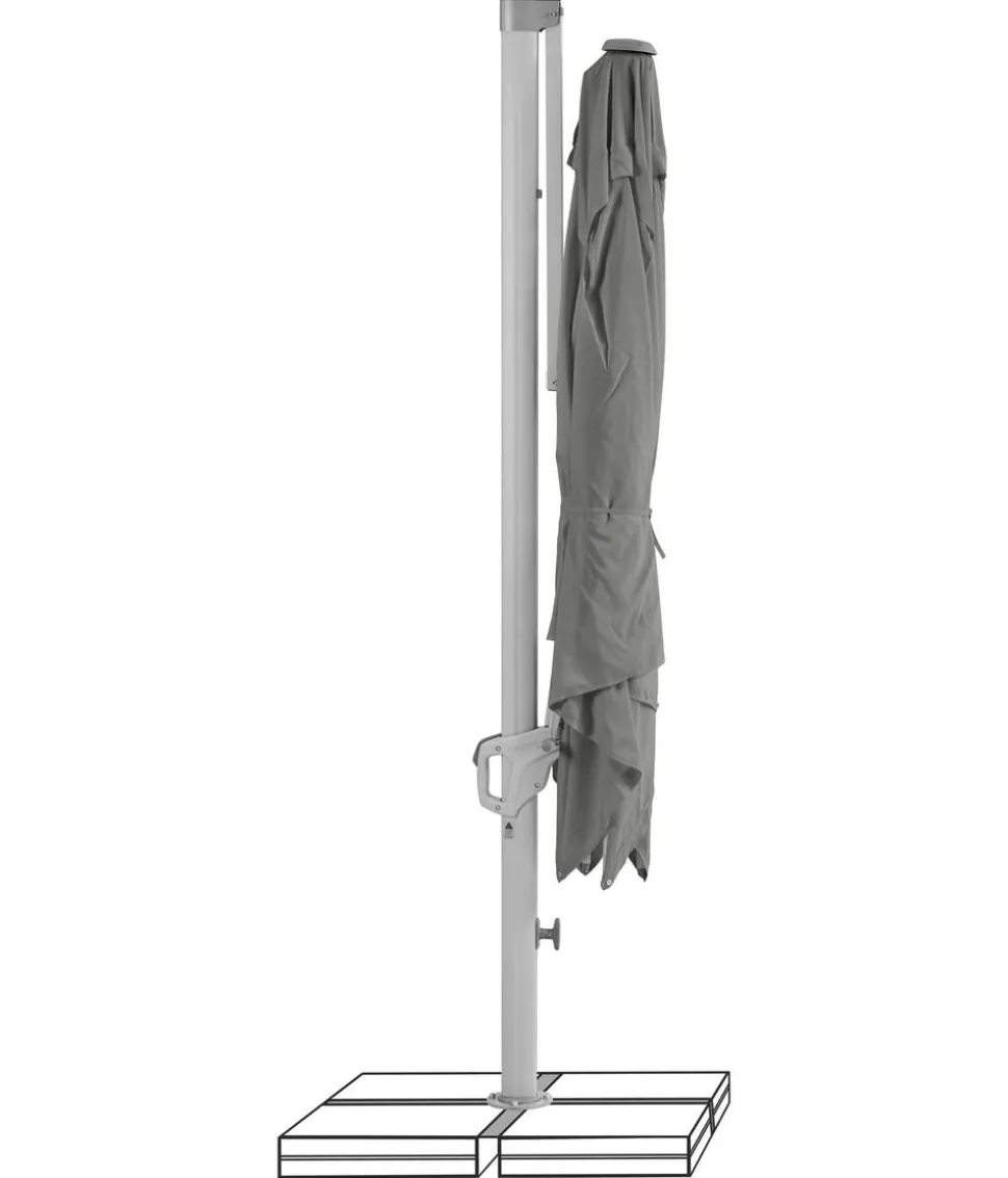 Suncomfort by Glatz Ampelschirm Familyflex, rechteckig, ca. B250/T250 cm