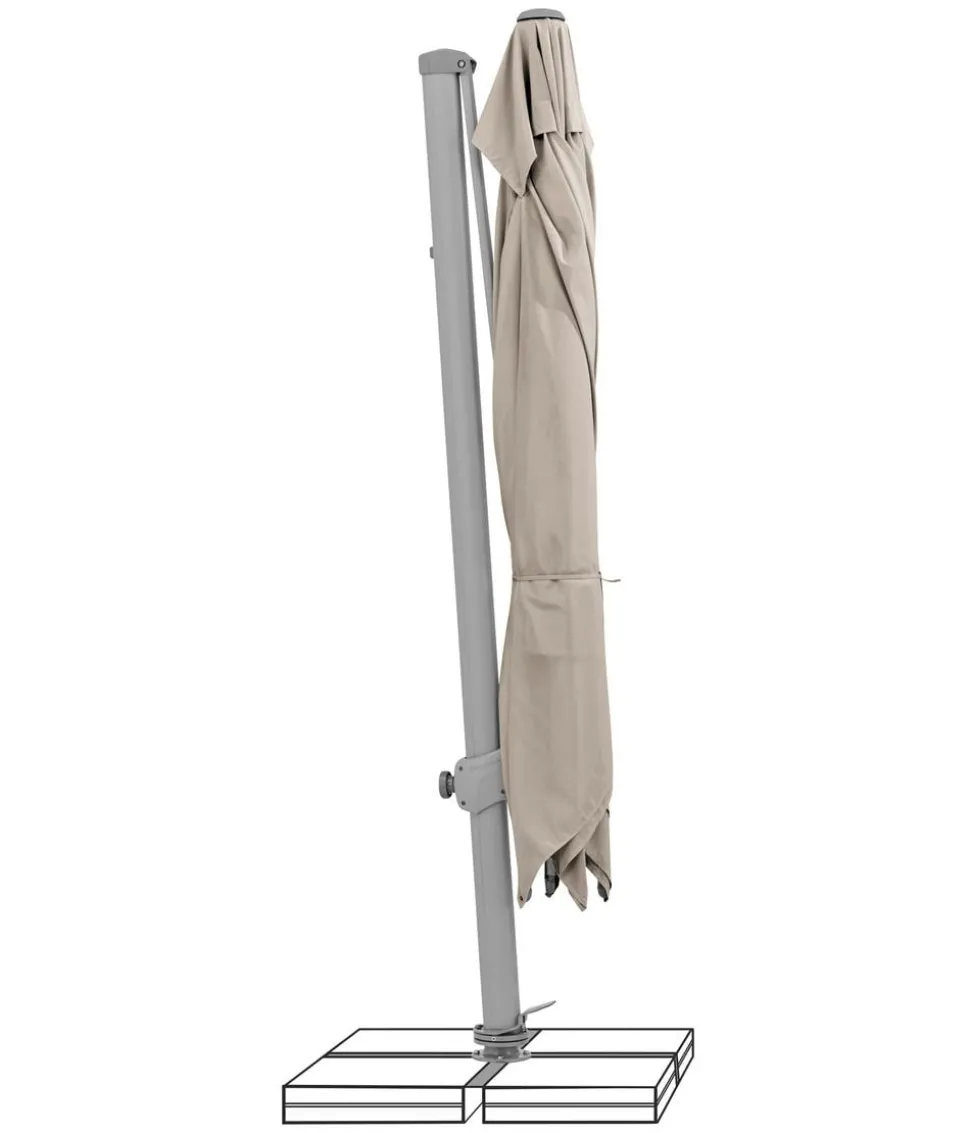 Suncomfort by Glatz Ampelschirm Varioflex, rechteckig, ca. B300/T300 cm