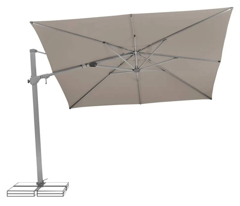 Suncomfort by Glatz Ampelschirm Varioflex, rechteckig, ca. B300/T300 cm