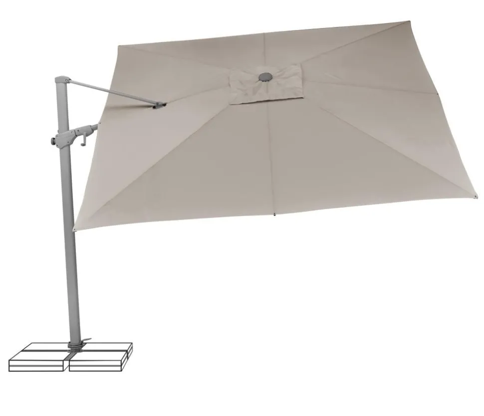 Suncomfort by Glatz Ampelschirm Varioflex, rechteckig, ca. B300/T300 cm