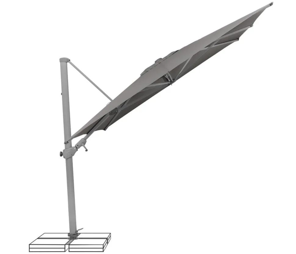 Suncomfort by Glatz Ampelschirm Varioflex, rechteckig, ca. B330/T270 cm