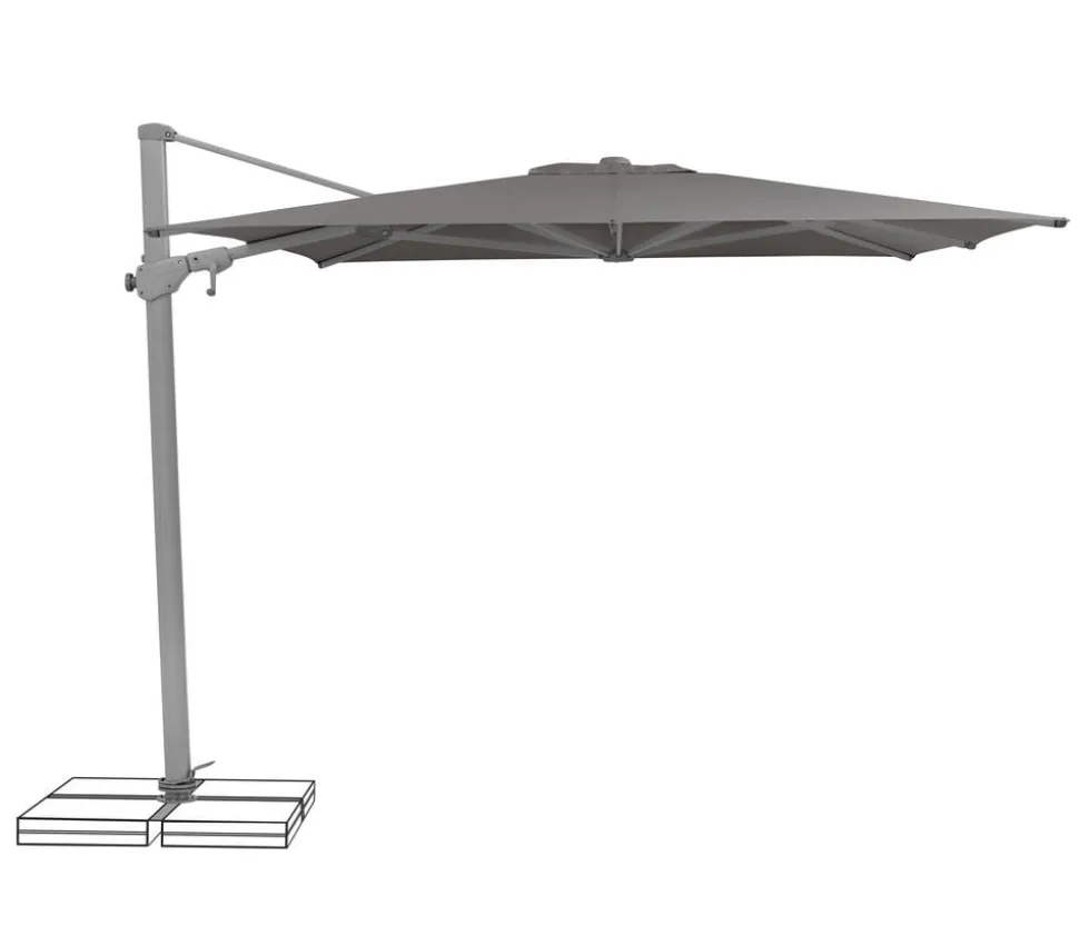 Suncomfort by Glatz Ampelschirm Varioflex, rechteckig, ca. B330/T270 cm