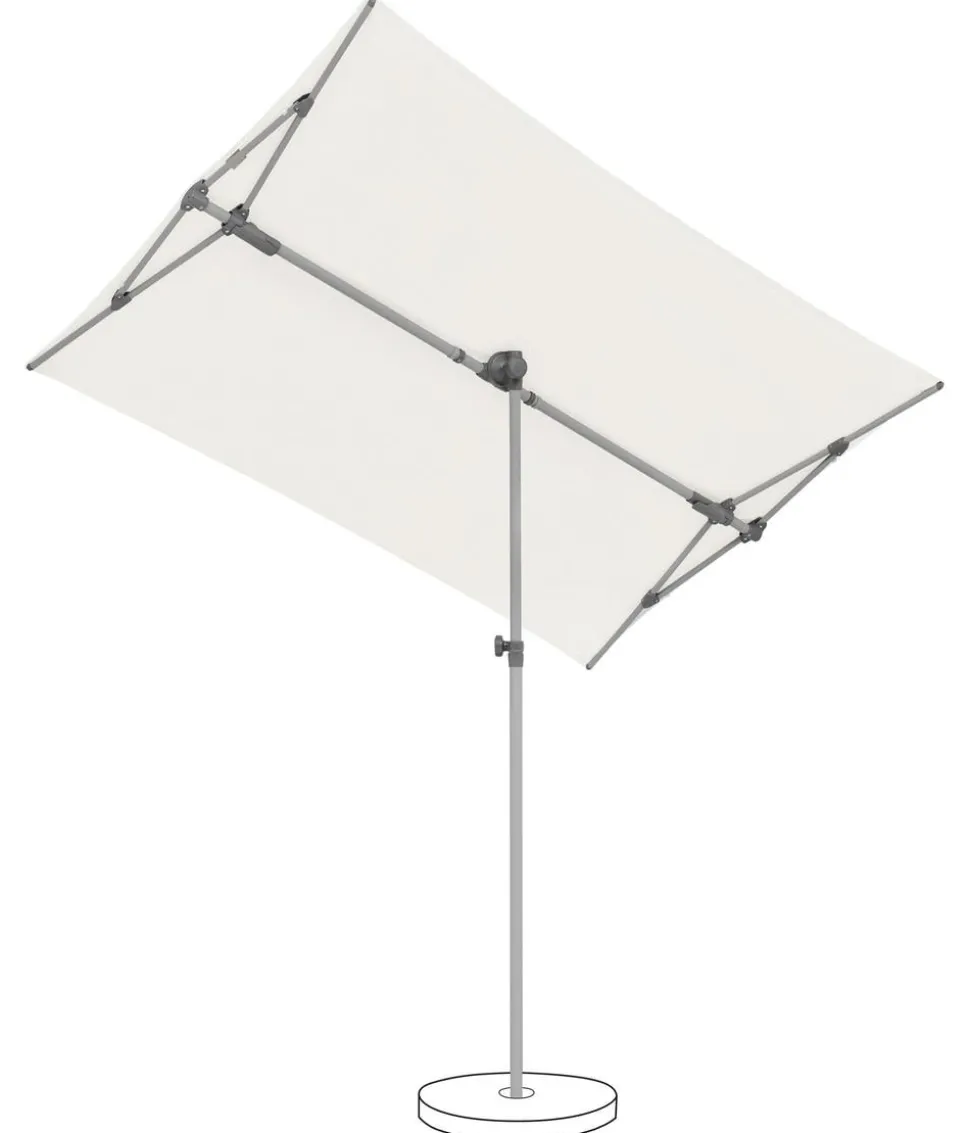 Suncomfort by Glatz Balkonschirm Flex Roof, rechteckig, ca. B195/T140 cm