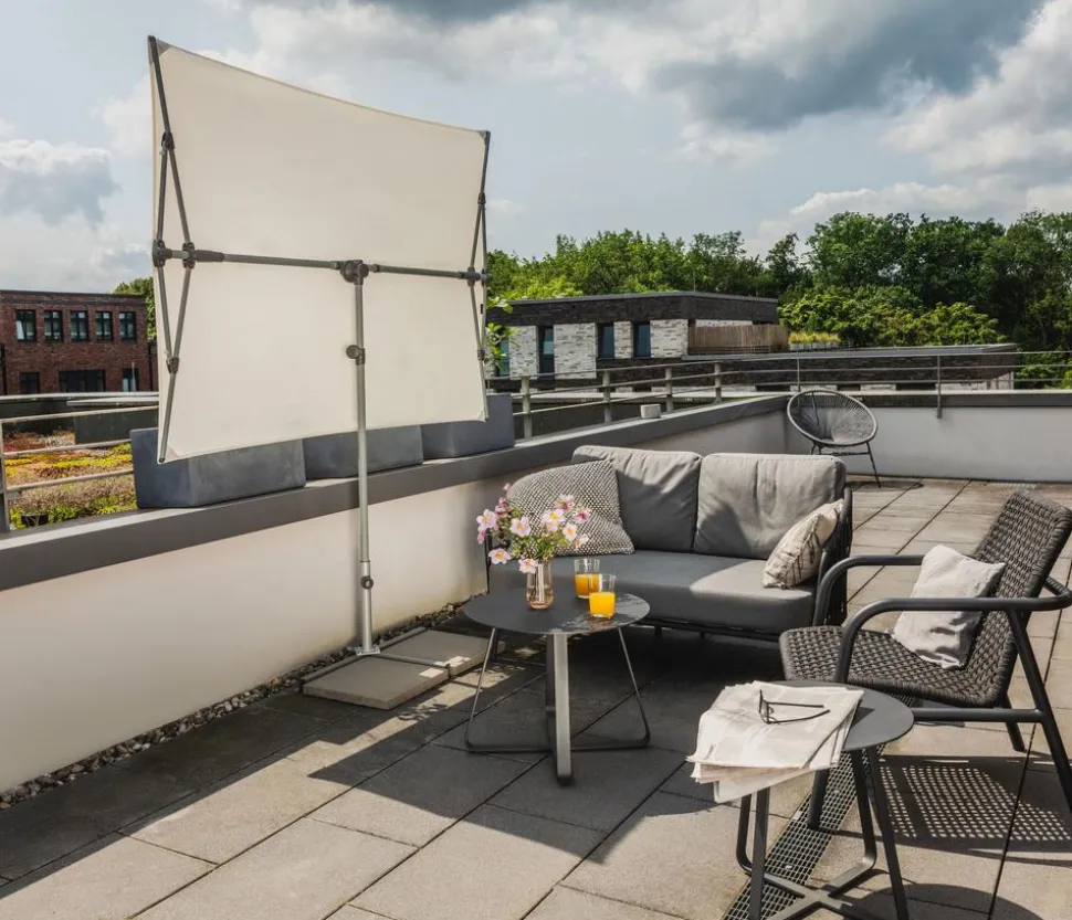 Suncomfort by Glatz Balkonschirm Flex Roof, rechteckig, ca. B195/T140 cm