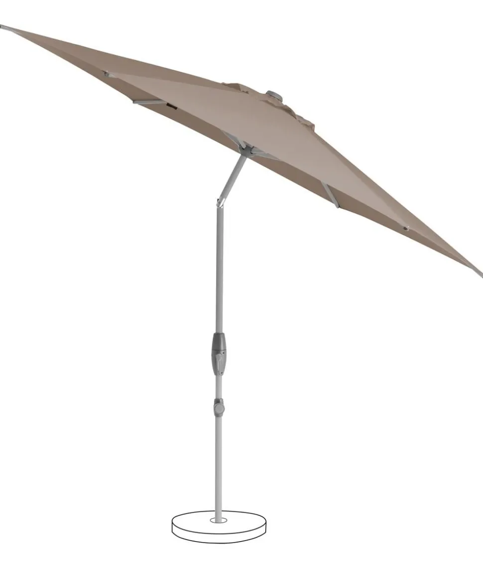 Suncomfort by Glatz Sonnenschirm Shell Turn, rund, ca. Ø300 cm