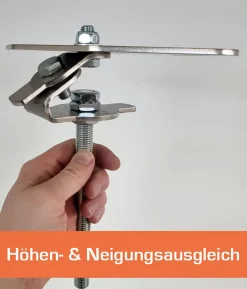 SunElements Erdschraubenfundament, silber