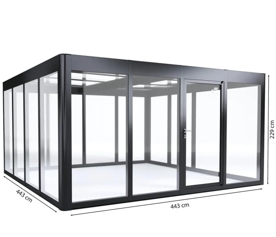 SunElements Gewächshaus SunGarden Infinity, AC Klar