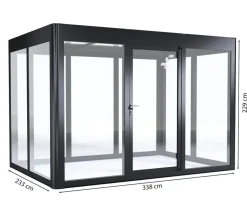 SunElements Gewächshaus SunGarden Infinity, AC Klar