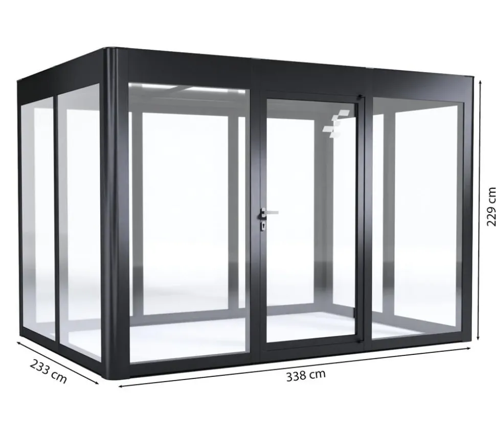 SunElements Gewächshaus SunGarden Infinity, AC Klar