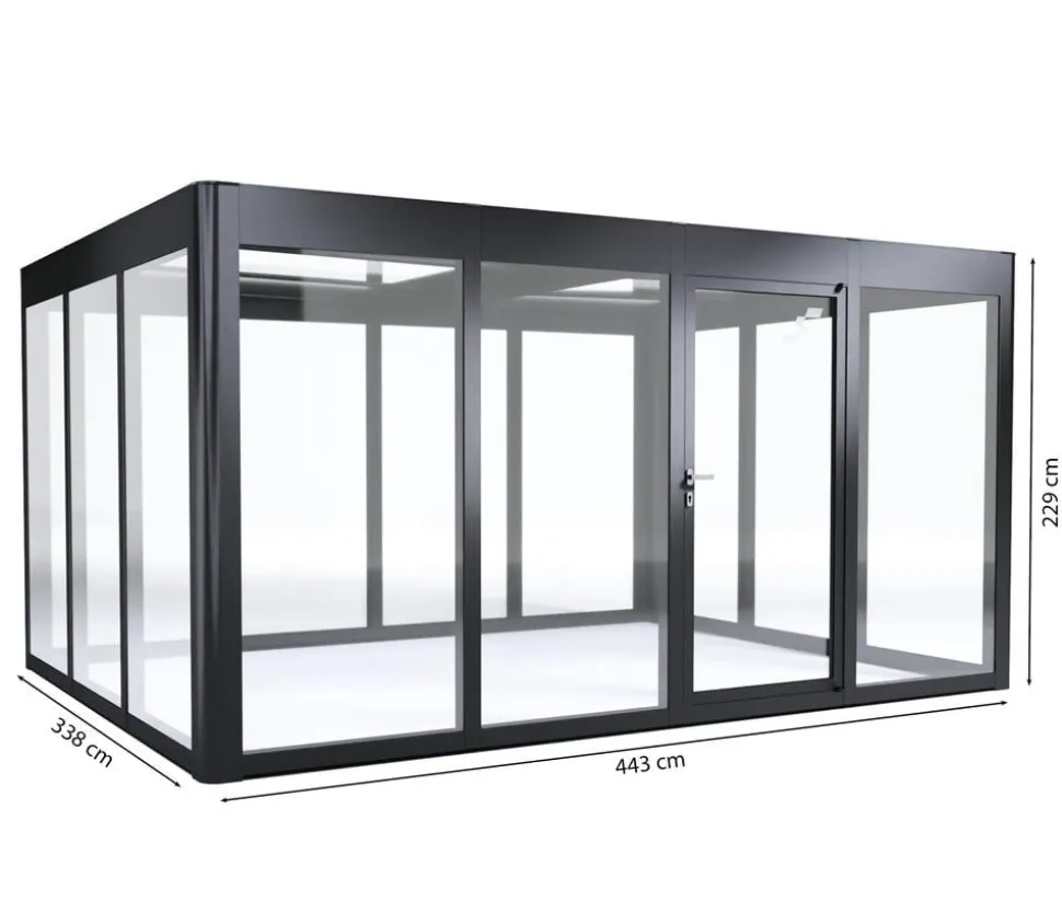 SunElements Gewächshaus SunGarden Infinity, AC Klar