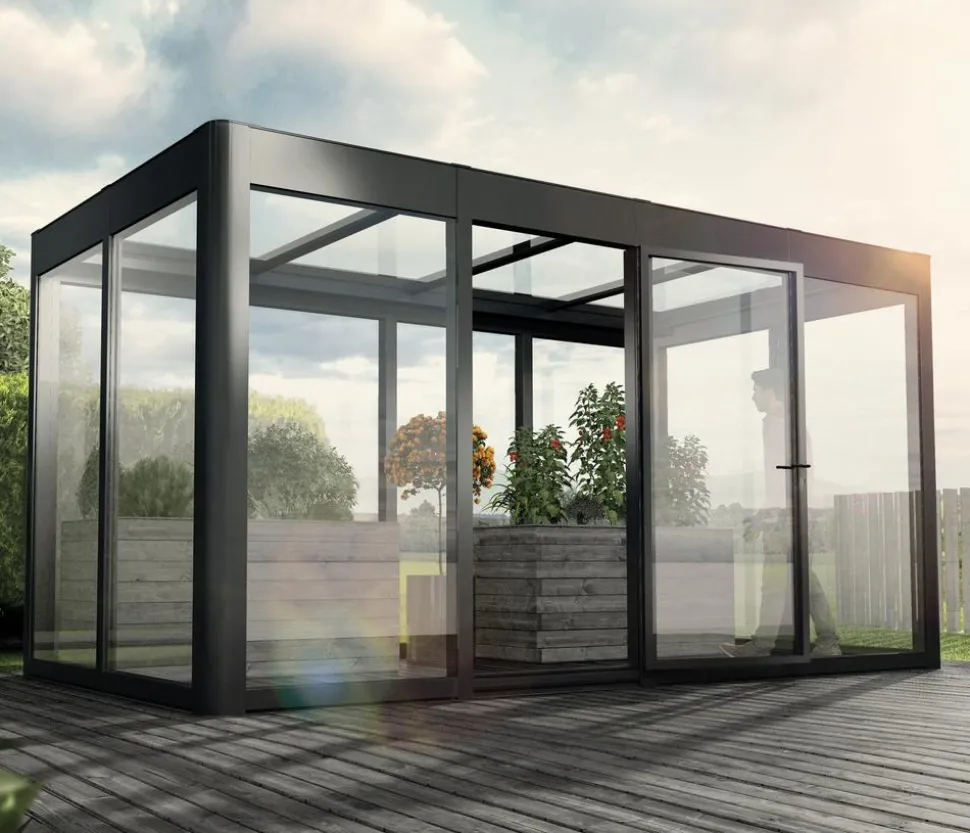 SunElements Gewächshaus SunGarden Infinity, AC Klar