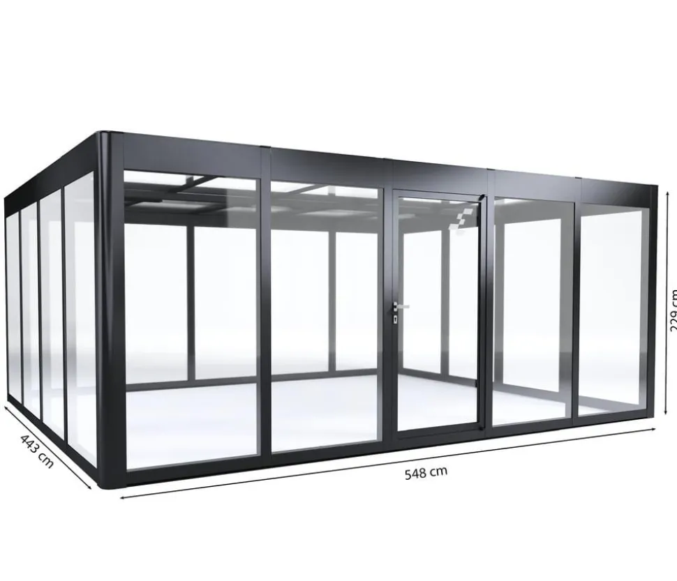 SunElements Gewächshaus SunGarden Infinity, AC Klar