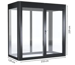 SunElements Gewächshaus SunGarden Energy, AC/DGM 40 %