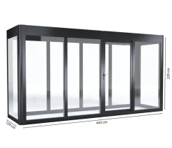 SunElements Gewächshaus SunGarden Energy, AC/DGM 40 %