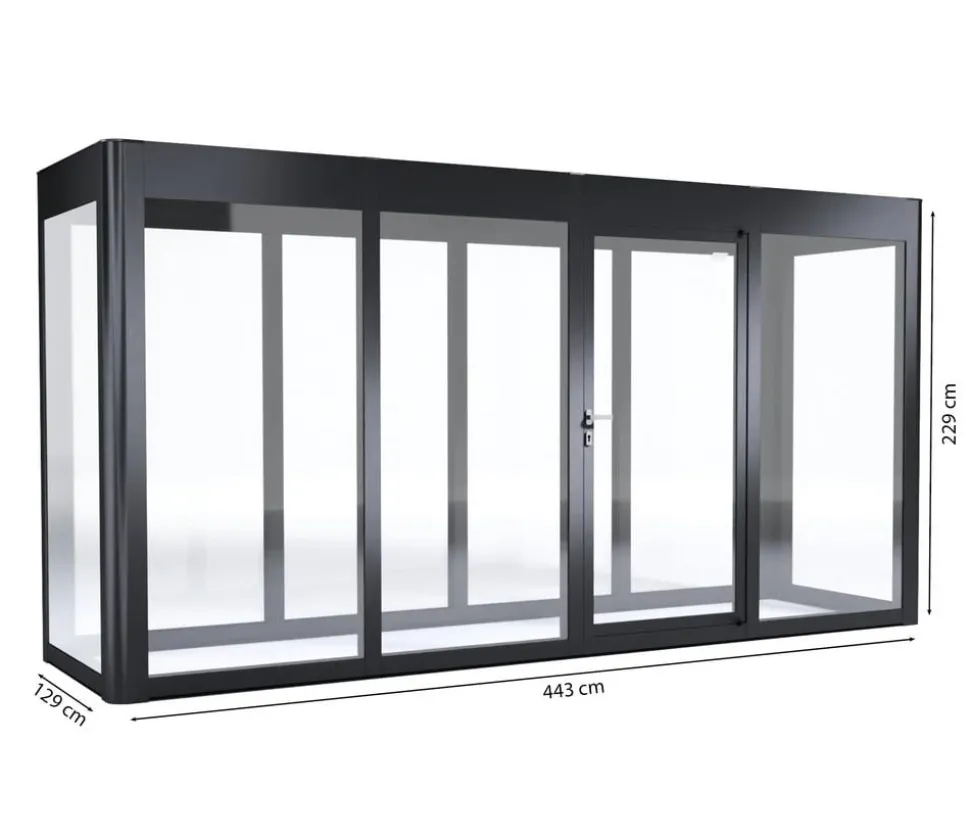 SunElements Gewächshaus SunGarden Energy, AC/DGM 40 %