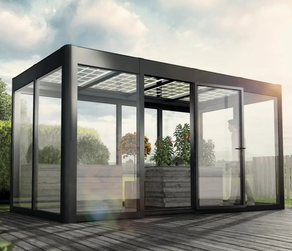 SunElements Gewächshaus SunGarden Energy, AC/DGM 40 %