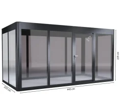 SunElements Gewächshaus SunGarden Power, AC/DGM 5%
