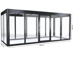 SunElements Gewächshaus SunGarden Energy, AC/DGM 40 %