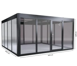 SunElements Gewächshaus SunGarden Power, AC/DGM 5%