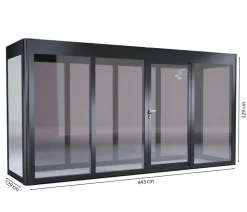 SunElements Gewächshaus SunGarden Power, AC/DGM 5%