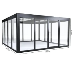 SunElements Gewächshaus SunGarden Energy, AC/DGM 40 %
