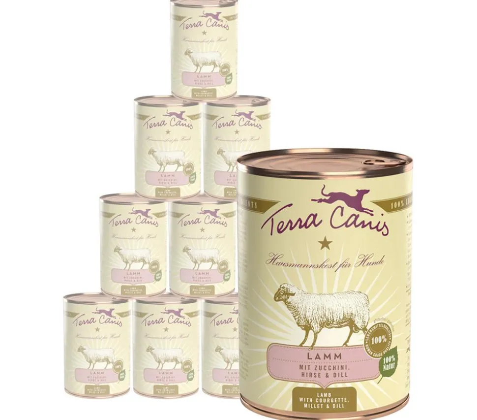 Terra Canis Nassfutter für Hunde Adult Menü, 12 x 400 g