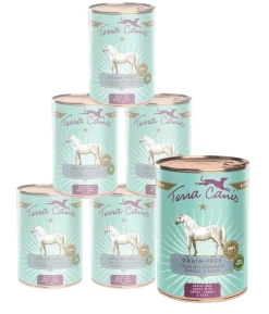 Terra Canis Nassfutter für Hunde Getreidefrei, 6 x 400 g