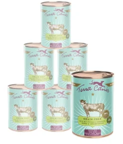 Terra Canis Nassfutter für Hunde Getreidefrei, 6 x 400 g