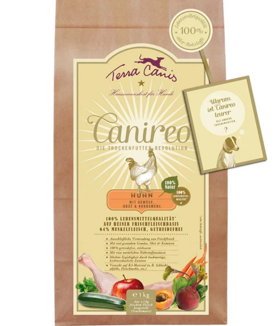 Terra Canis Trockenfutter für Hunde Canireo, Huhn