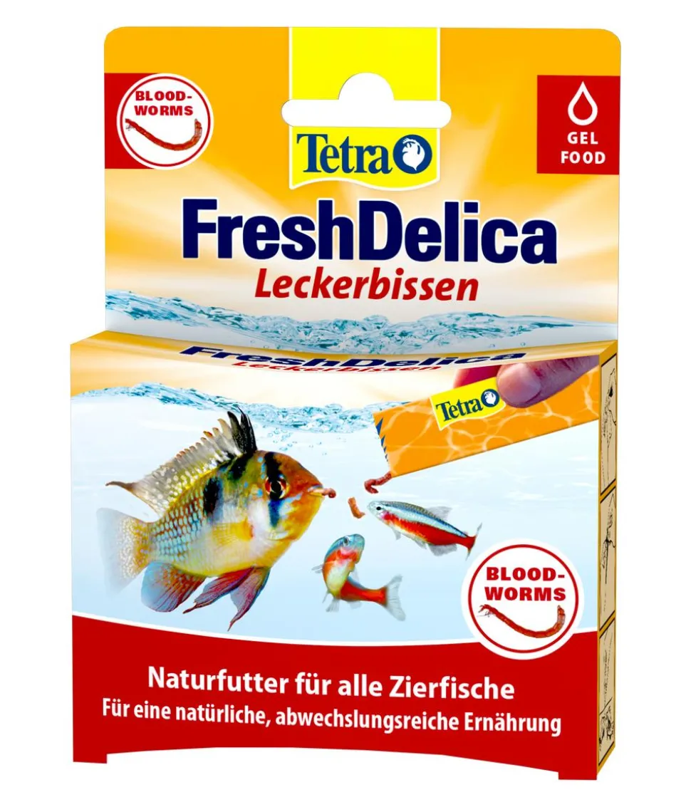 Tetra FreshDelica Rote Mückenlarven, 48 g