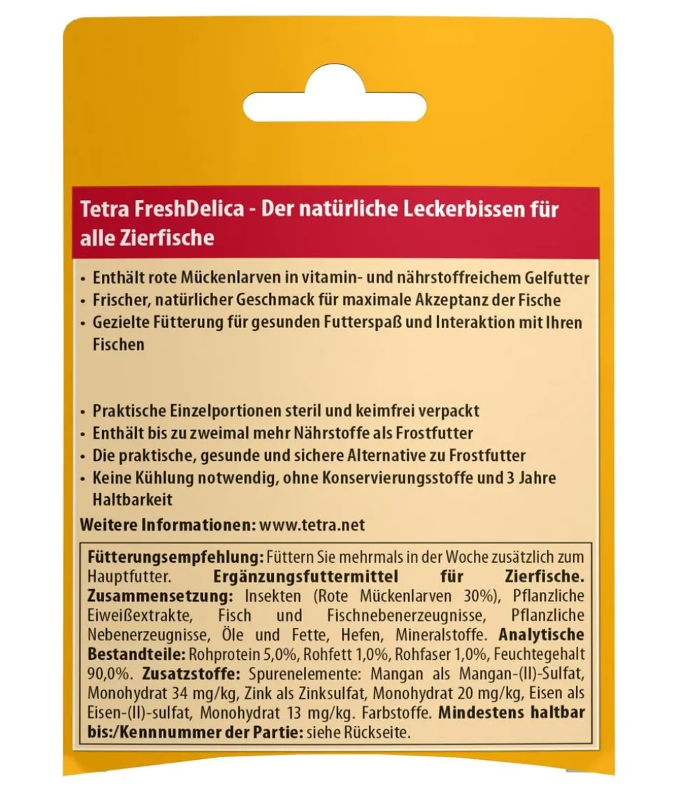 Tetra FreshDelica Rote Mückenlarven, 48 g