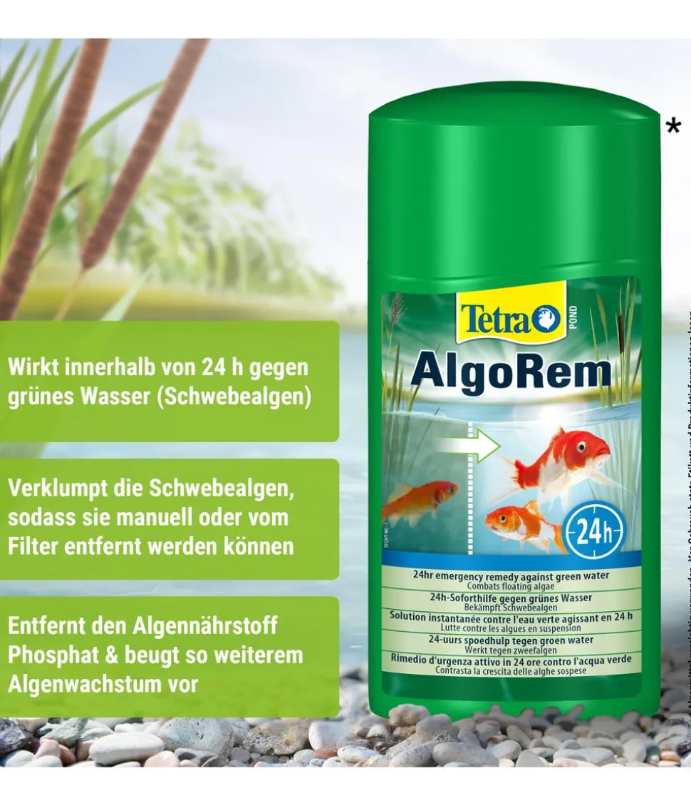Tetra Pond AlgoRem, 24h-Soforthilfe