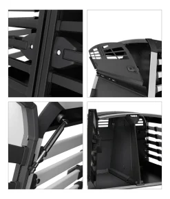 THULE® Allax Double M Hundetransportbox, ca. B93/H65/T77-82 cm