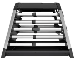 THULE® Allax threshold compatible L Compact Hundetransportbox für Fahrzeuge mit Ladekante, ca. B69/H70/T87-93 cm